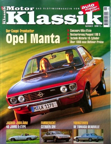 Deckblatt Motor Klassik (06/2001)